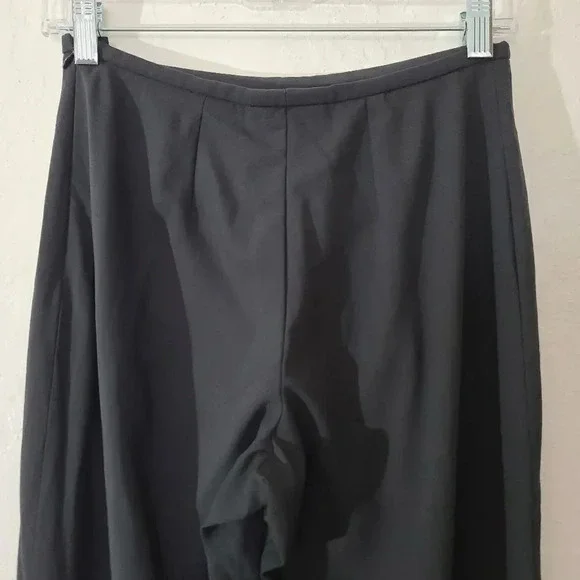 Armani Collezioni | Charcoal Black Dress Pants Sz 6 - Picture 4 of 5